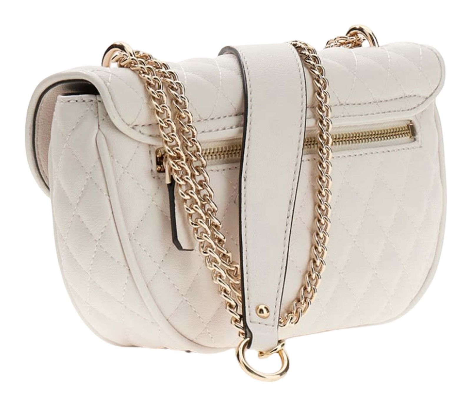 GUESS Atabey Convertible Xbody Flap Cream White GUESS Atabey Convertible Xbody Flap Cream White
