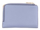 GUESS Laurel II SLG Zip Around Card Case Grey Blue GUESS Laurel II SLG Zip Around Card Case Grey Blue