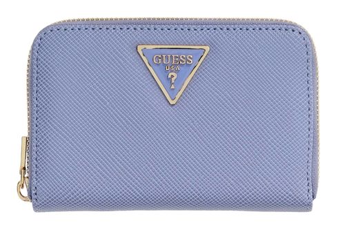 GUESS Laurel II SLG Medium Zip Around Wallet Grey Blue