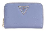 GUESS Laurel II SLG Medium Zip Around Wallet Grey Blue GUESS Laurel II SLG Medium Zip Around Wallet Grey Blue