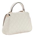 GUESS Giully II Top Handle Flap Bag Cream White