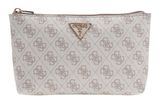 GUESS Laurel II Wristlet Pouch Dark Taupe Logo GUESS Laurel II Wristlet Pouch Dark Taupe Logo