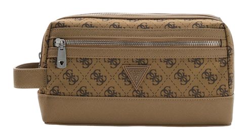 GUESS Berlin Small Necessaire Beige / Brown GUESS Berlin Small Necessaire Beige / Brown