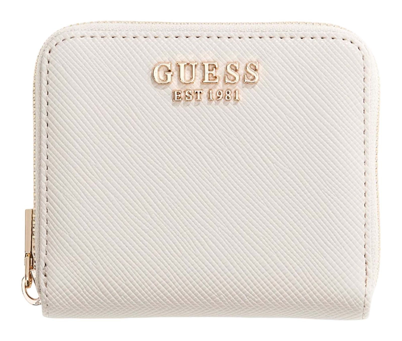 GUESS Laurel II SLG Small Zip Around Wallet S Bone