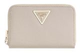 GUESS Laurel II SLG Medium Zip Around Wallet Taupe GUESS Laurel II SLG Medium Zip Around Wallet Taupe