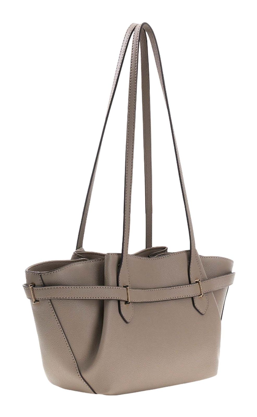 GUESS Yesba Girlfriend Shoulder Satchel Bag Dark Taupe GUESS Yesba Girlfriend Shoulder Satchel Bag Dark Taupe