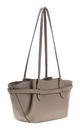 GUESS Yesba Girlfriend Shoulder Satchel Bag Dark Taupe GUESS Yesba Girlfriend Shoulder Satchel Bag Dark Taupe