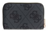 GUESS Laurel II SLG Medium Zip Around Wallet Coal Logo GUESS Laurel II SLG Medium Zip Around Wallet Coal Logo