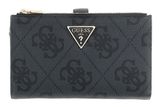 GUESS Laurel II SLG Double Zip Organizer Coal Logo GUESS Laurel II SLG Double Zip Organizer Coal Logo