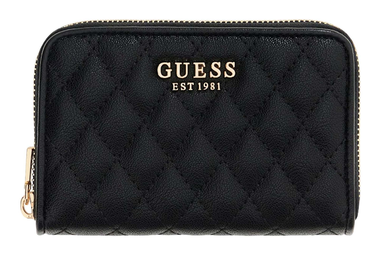 GUESS Atabey SLG Medium Zip Around Wallet Black