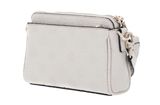 GUESS Cresidia II Mini Xbody Top Zip Bag Cream White Logo