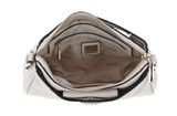 GUESS Cresidia II Mini Xbody Top Zip Bag Cream White Logo