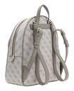 GUESS Manhattan II Backpack L Dark Taupe Logo