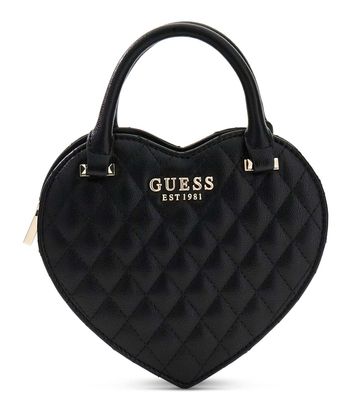GUESS Atabey Heart Bag Black
