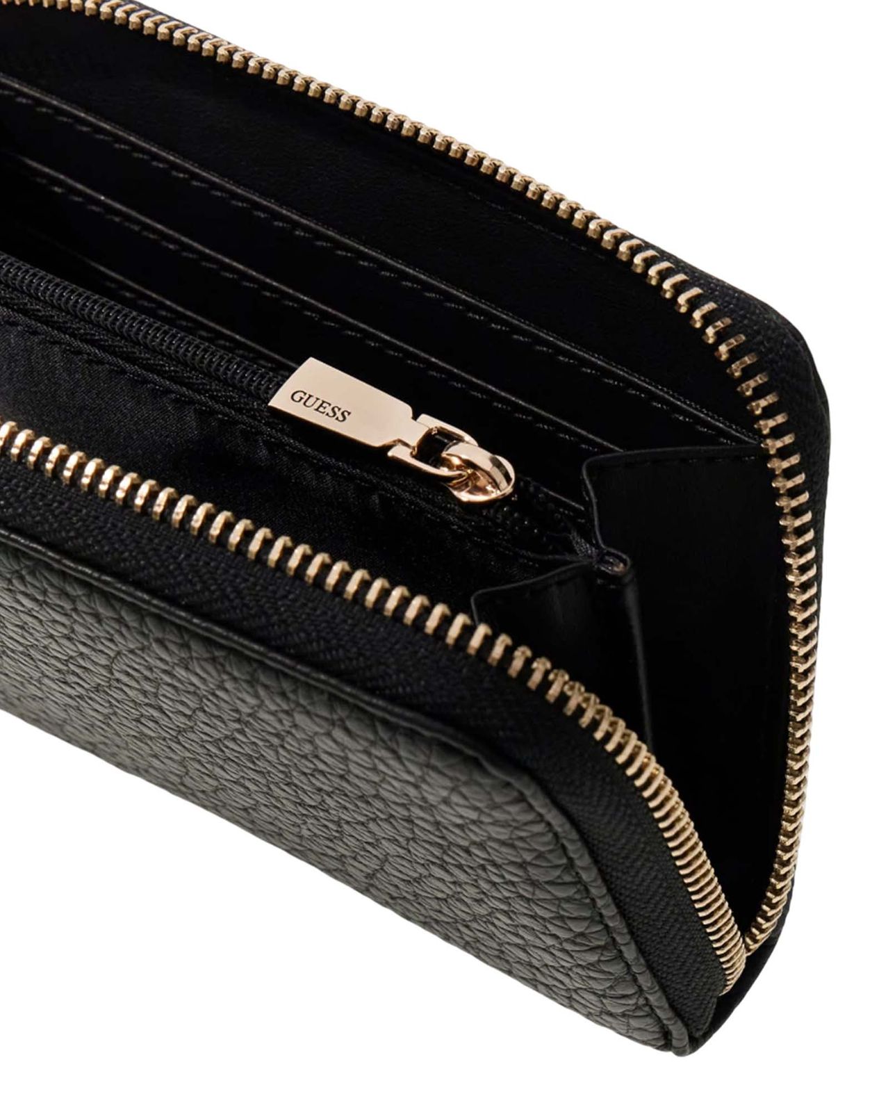 GUESS Marsha SLG Medium Zip Around Wallet Black GUESS Marsha SLG Medium Zip Around Wallet Black