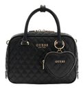 GUESS Atabey Box Satchel Black GUESS Atabey Box Satchel Black