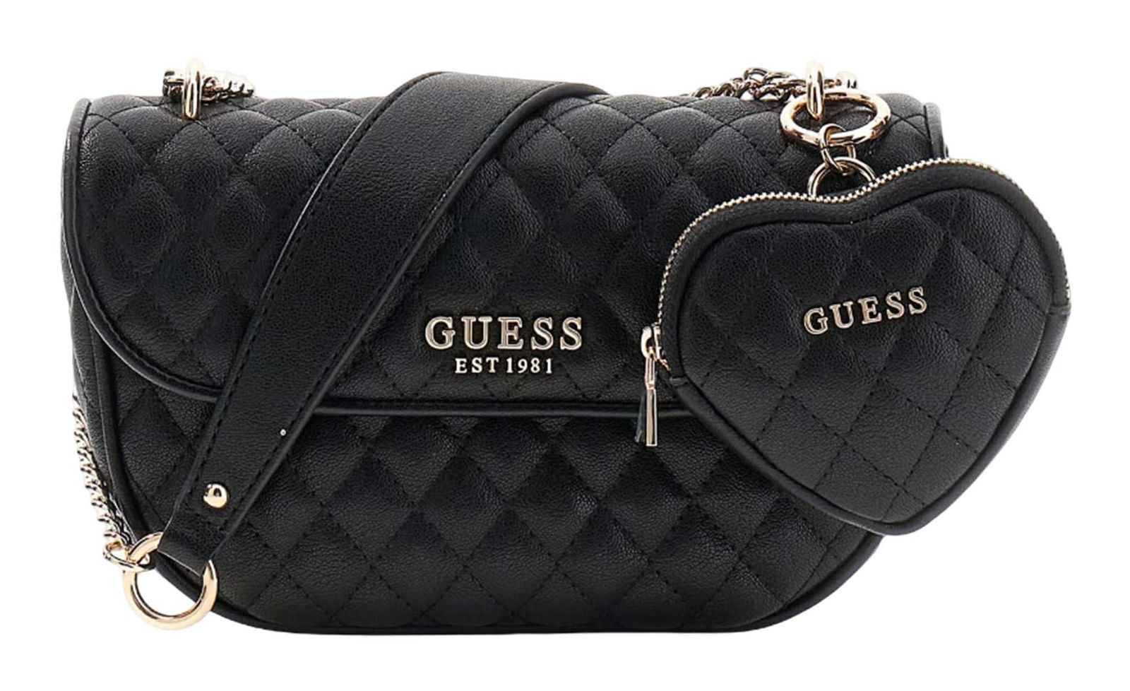 GUESS Atabey Convertible Xbody Flap Black