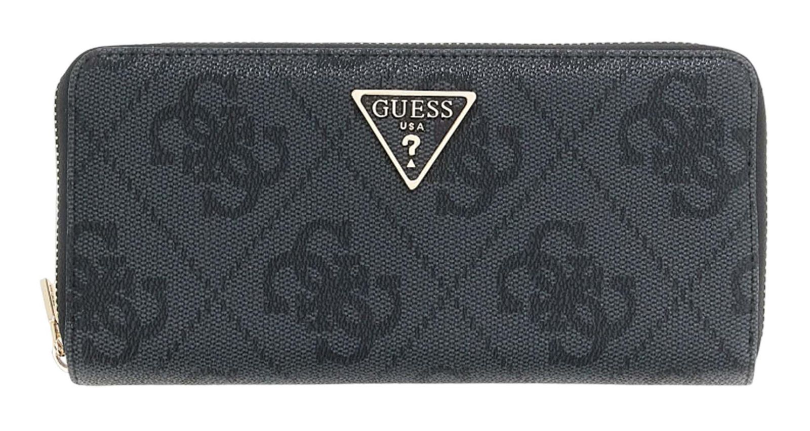 GUESS Laurel II Large Zip Around Wallet L Coal Logo