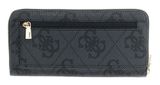 GUESS Laurel II Large Zip Around Wallet L Coal Logo GUESS Laurel II Large Zip Around Wallet L Coal Logo