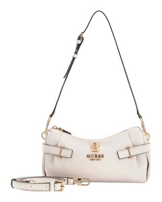 GUESS Yesba Mini Top Zip Bag Cream White