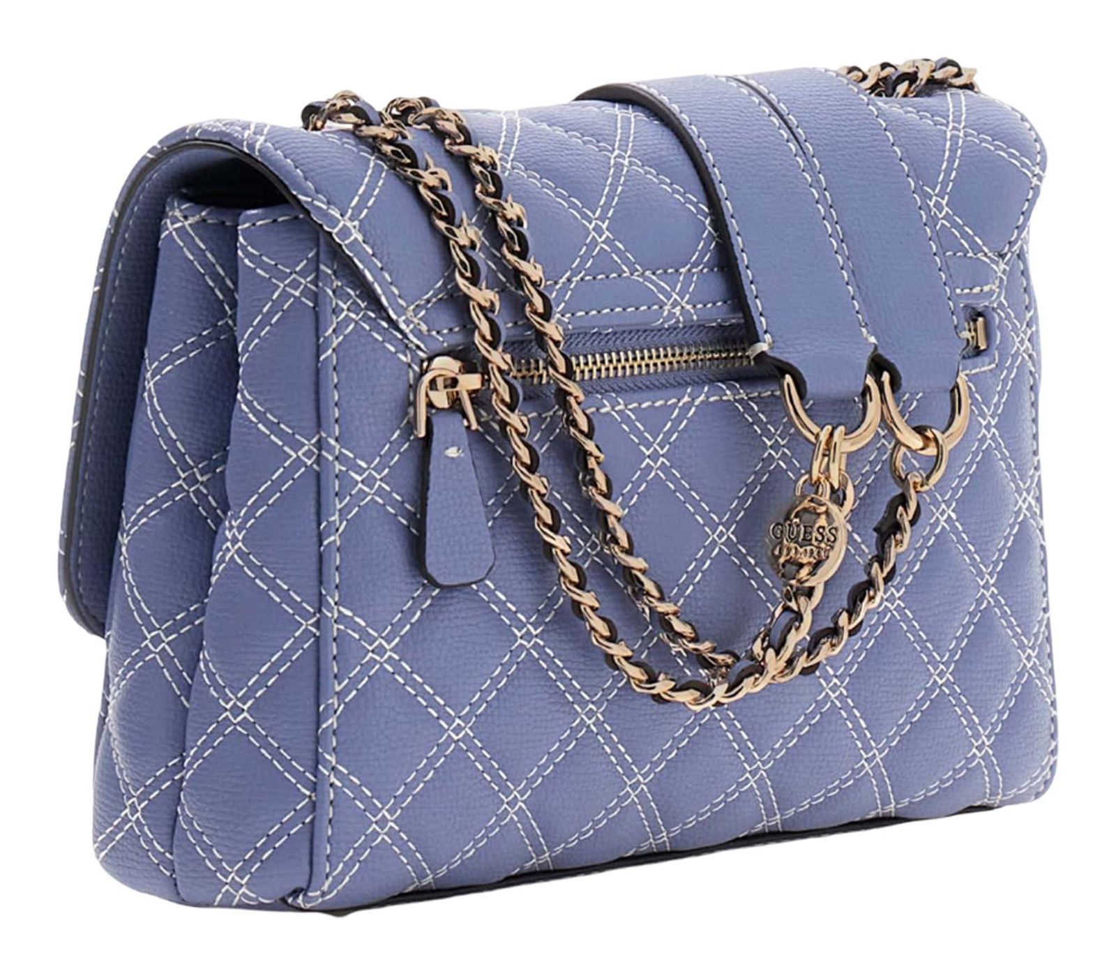 GUESS Giully II 2 Compartment Convertible Flap Grey Blue GUESS Giully II 2 Compartment Convertible Flap Grey Blue