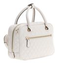 GUESS Atabey Box Satchel Cream White GUESS Atabey Box Satchel Cream White