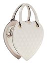 GUESS Atabey Heart Bag Cream White