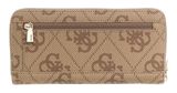 GUESS Laurel II Large Zip Around Wallet L Latte Logo / Brown GUESS Laurel II Large Zip Around Wallet L Latte Logo / Brown