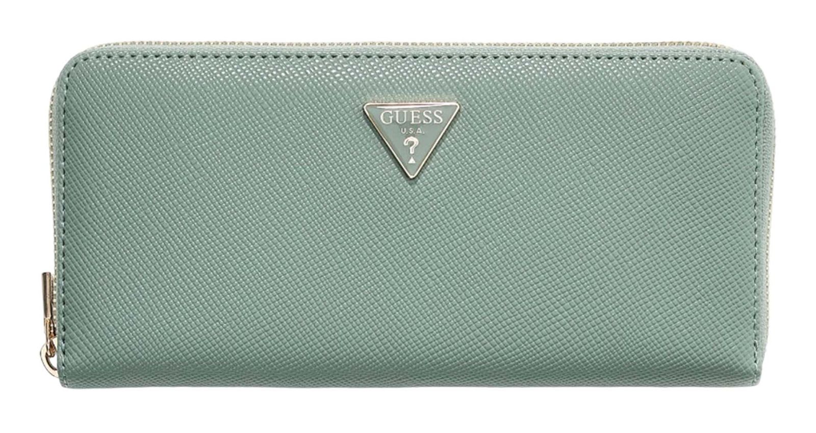 GUESS Serenova SLG Large Zip Around Wallet L Light Sage