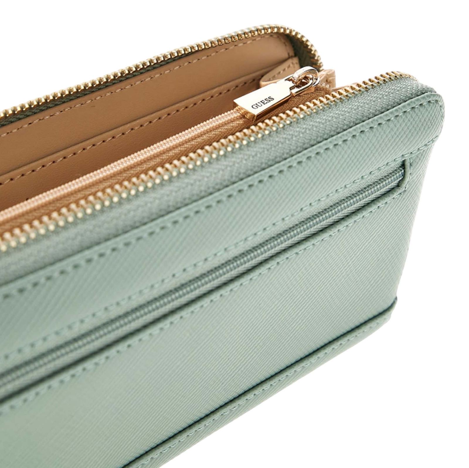 GUESS Serenova SLG Large Zip Around Wallet L Light Sage GUESS Serenova SLG Large Zip Around Wallet L Light Sage