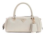 GUESS Cresidia II Box Satchel Cream White Logo GUESS Cresidia II Box Satchel Cream White Logo