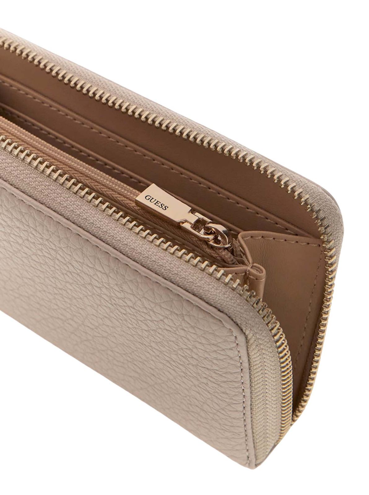 GUESS Marsha SLG Medium Zip Around Wallet Light Taupe GUESS Marsha SLG Medium Zip Around Wallet Light Taupe