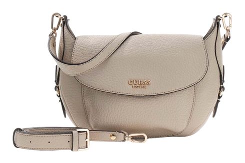GUESS Marsha Flap Shoulder Bag Light Taupe
