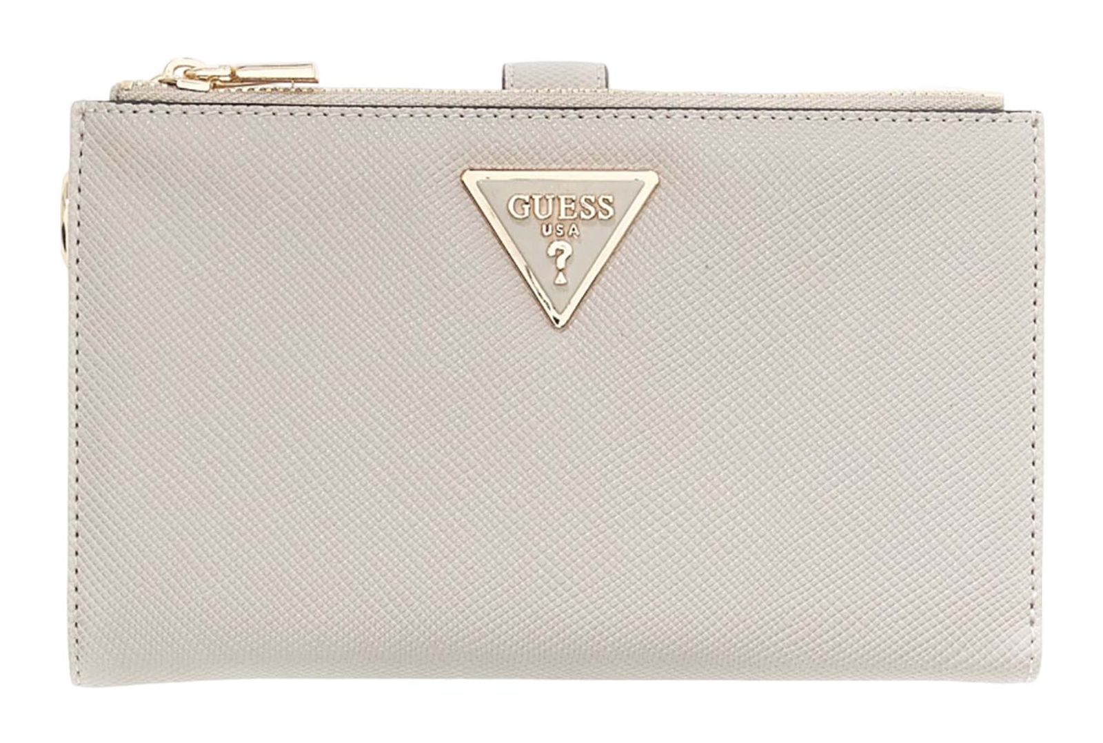 GUESS Laurel II SLG Double Zip Organizer Taupe