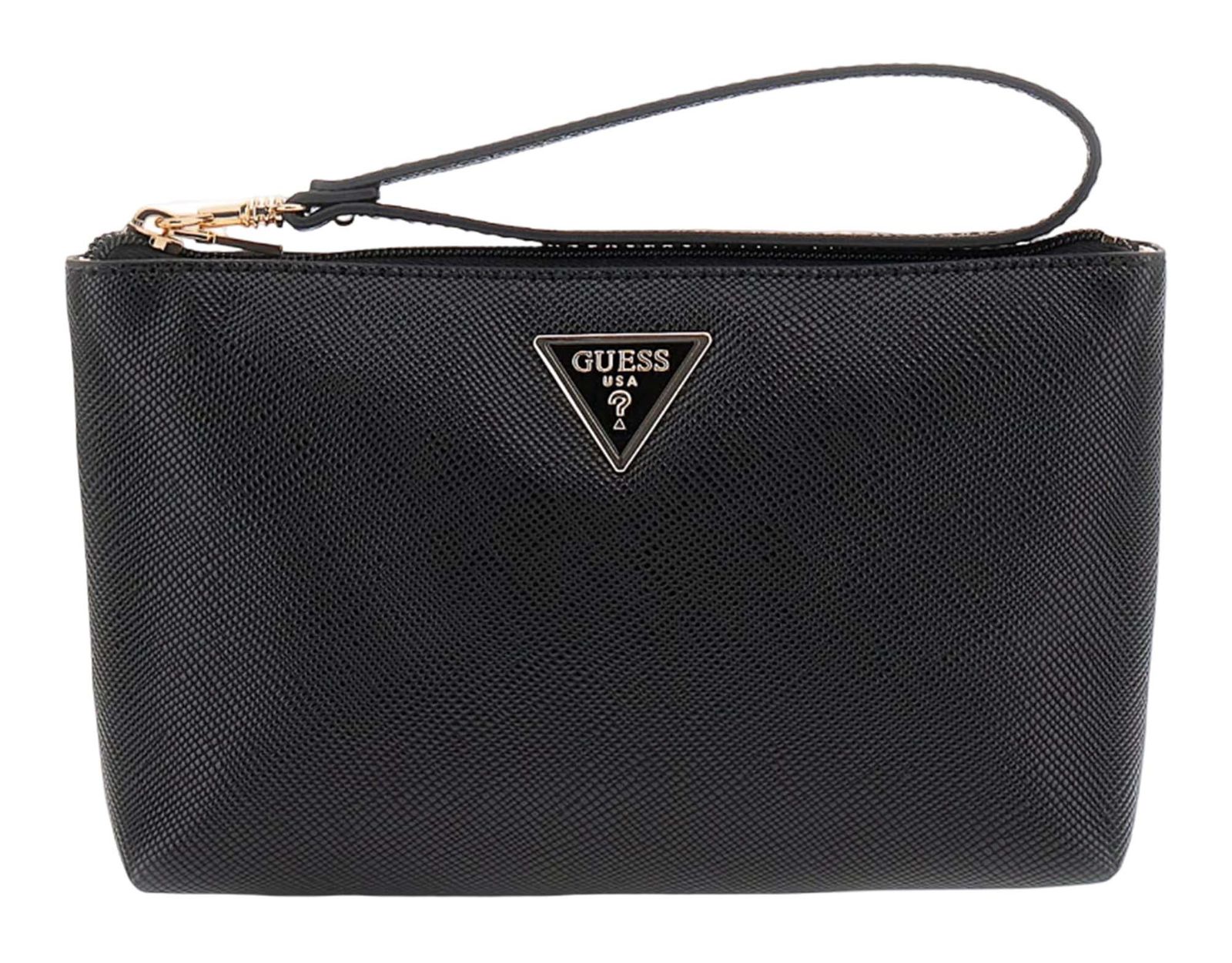 GUESS Laurel II Wristlet Pouch Black