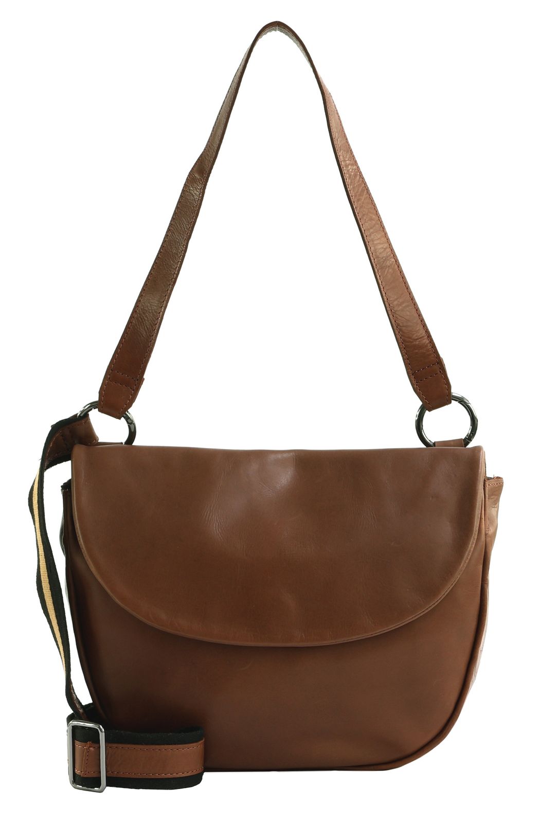 HAROLD'S Caugio Handbag Double Cognac