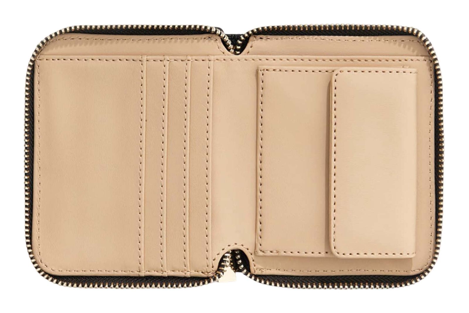 GUESS Laurel II SLG Small Zip Around Wallet Brown Logo GUESS Laurel II SLG Small Zip Around Wallet Brown Logo