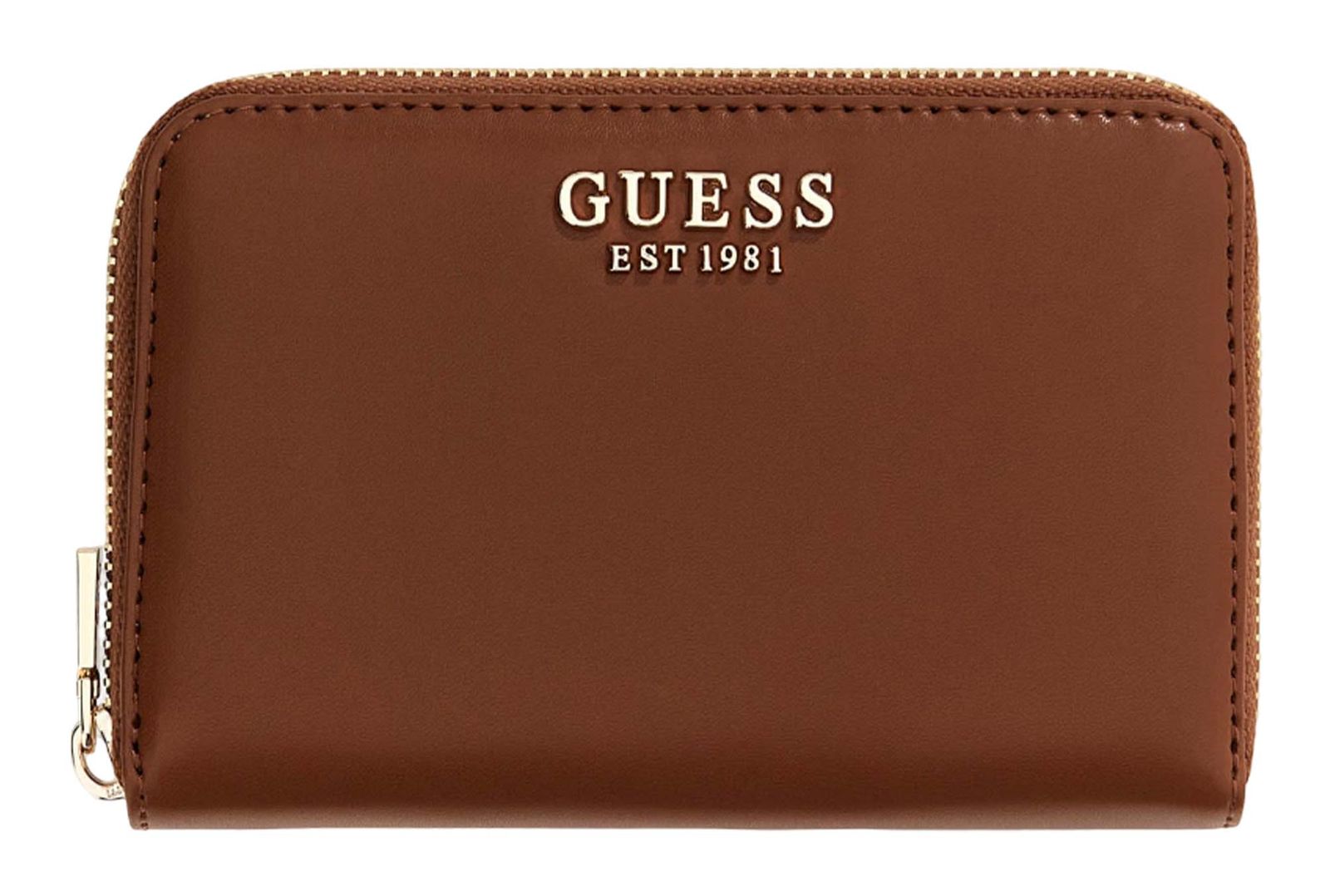 GUESS Laurel II SLG Medium Zip Around Wallet Cognac