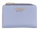 GUESS Laurel II SLG Zip Around Card Case Grey Blue GUESS Laurel II SLG Zip Around Card Case Grey Blue