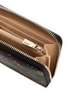 GUESS Laurel II SLG Medium Zip Around Wallet Brown Logo GUESS Laurel II SLG Medium Zip Around Wallet Brown Logo