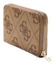 GUESS Laurel II SLG Medium Zip Around Wallet Latte Logo / Brown