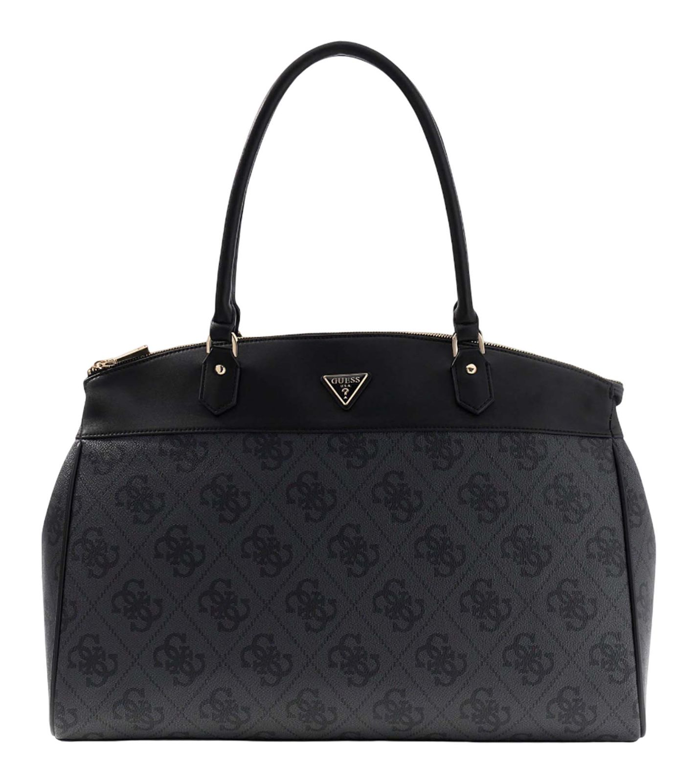GUESS Travel Deluxe Dome Tote Coal Logo