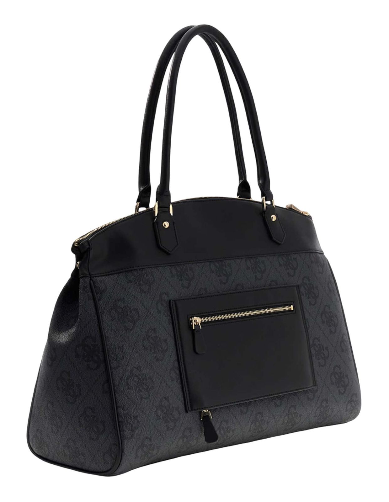 GUESS Travel Deluxe Dome Tote Coal Logo GUESS Travel Deluxe Dome Tote Coal Logo