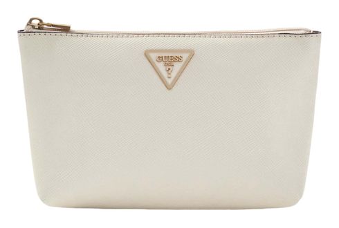 GUESS Laurel II Wristlet Pouch Bone