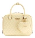 GUESS Atabey Box Satchel Yellow GUESS Atabey Box Satchel Yellow