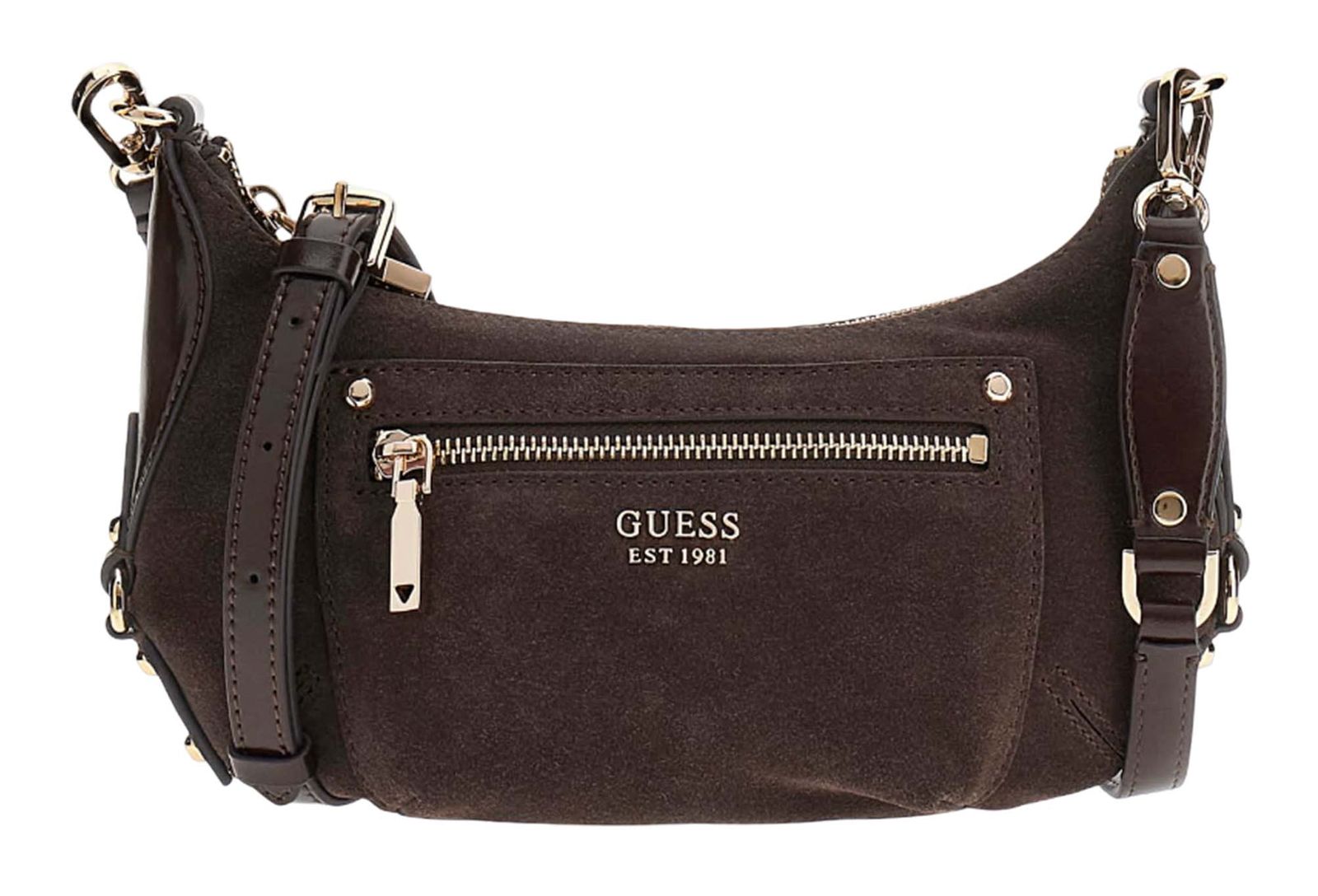 GUESS Marsha Mini Crossbody Bag Espresso
