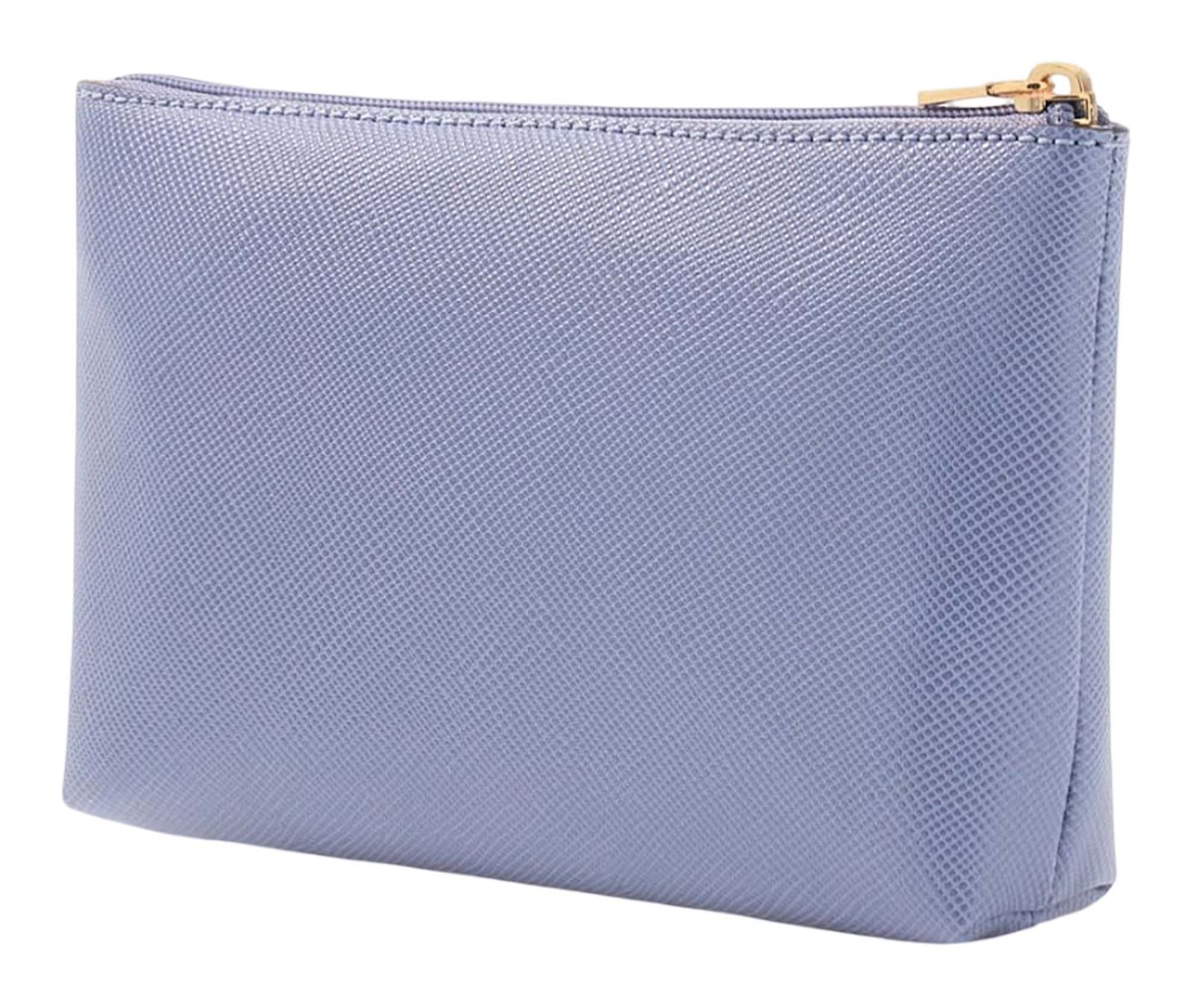 GUESS Laurel II Wristlet Pouch Grey Blue GUESS Laurel II Wristlet Pouch Grey Blue