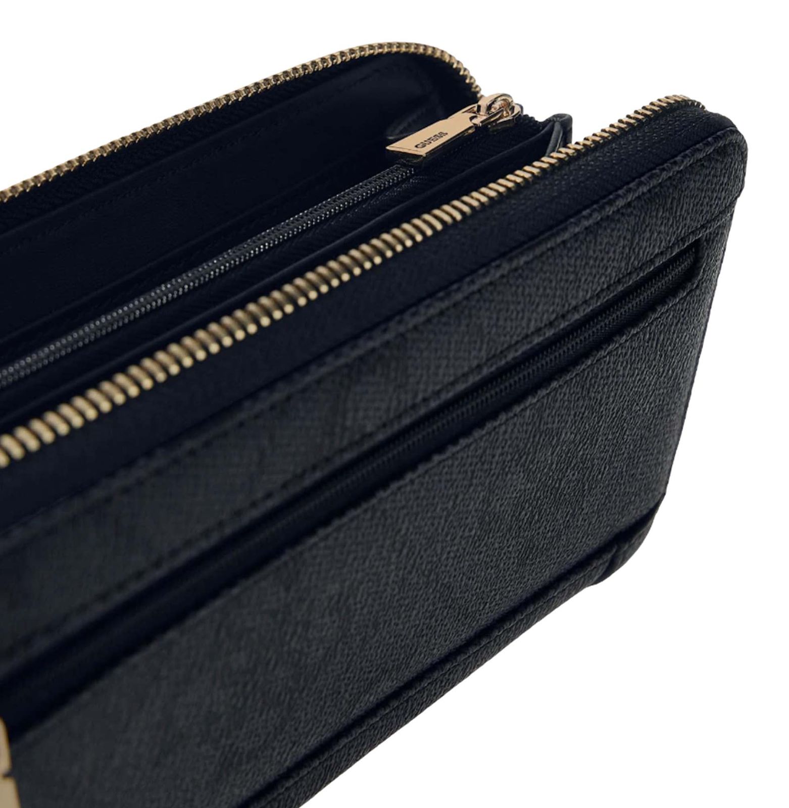 GUESS Karnilla Logo Large Zip Around Wallet L Coal Logo GUESS Karnilla Logo Large Zip Around Wallet L Coal Logo