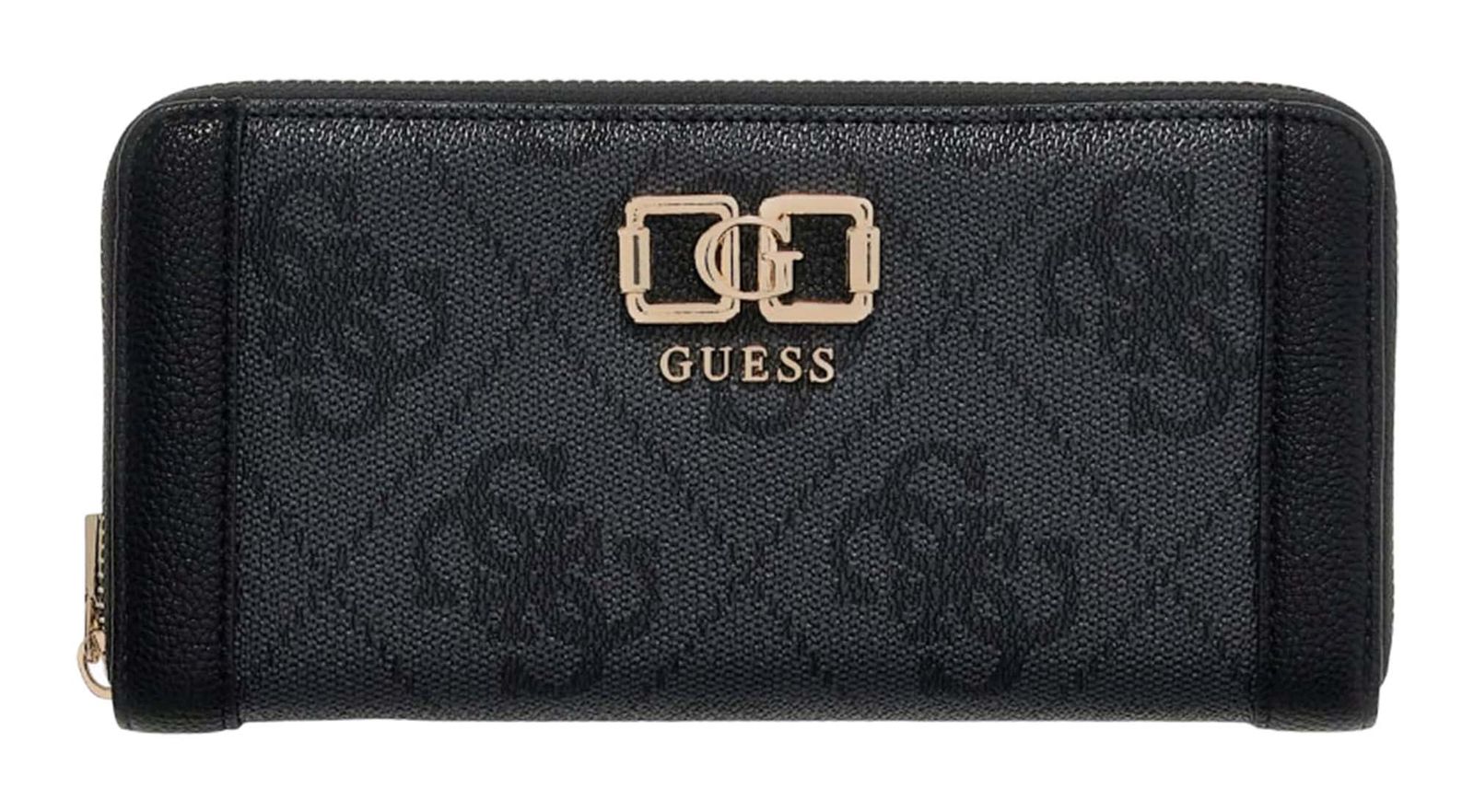 GUESS Karnilla Logo Large Zip Around Wallet L Coal Logo