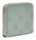 GUESS Cresidia II SLG Zip Around Wallet S Light Sage Logo GUESS Cresidia II SLG Zip Around Wallet S Light Sage Logo